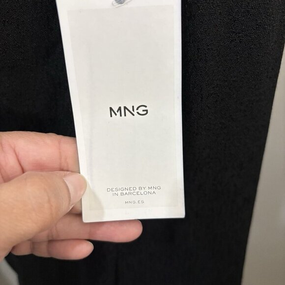 MNG Premium Halter Top High Neck Black Blouse Women XS - Picture 6 of 13